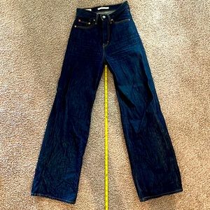 Levi’s ribcage wide leg, sz 24
